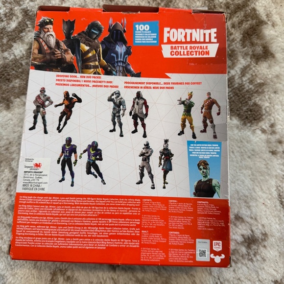 Fortnite BATTLE ROYALE  4 pack figures Ic King Zenith Lynx Sgt. Winter NEW - Picture 2 of 7